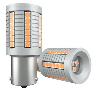 Yüksek parlaklık ampul Led Canbus P21w Ba15s 1156 1157 7440 7443 T15 W5W T10 T20 araba dönüş sinyalleri işıklar