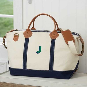 Bolsa de Viaje de Fin de Semana de Nailon de 24 Pulgadas, Bolsa de Lona Informal Sólida con Asa de Cuero, Bolsos de Hombro Impermeables para <span class=keywords><strong>Mujer</strong></span> con Correa - Product Image 1