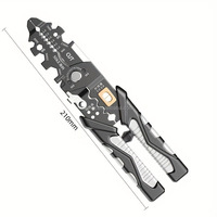 Pince à Dénuder Multifonction 25 en 1 en Acier au Carbone Haute Résistance pour Électricien, Coupe, Bobinage et Sertissage – Outils Spécialisés