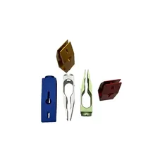 Service d'usinage CNC personnalisé pour perles de tir et pièces en aluminium anodisé rouge