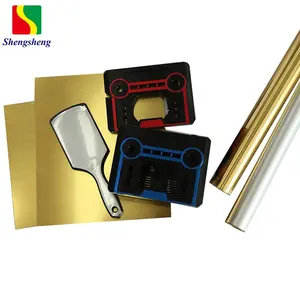 Plastic Film Gold Brushed Hot Stamping Foil For Plastic Broad