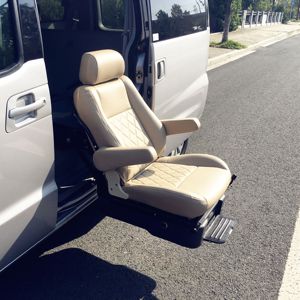 Siège de voiture réglable et pivotant pour véhicules de luxe (MPV, SUV, fourgonnette) modifiés, adapté aux personnes handicapées, âgées et utilisatrices de fauteuils roulants - Product Image 4