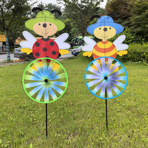 Décoration extérieure transfrontalière New Straw Man Windmill Bird Repellent pour Villa Farm Advertising Scenic Spot in Yard Real Estate - Product Image 3