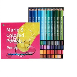 Matite da Disegno con Mina Morbida Solubile in Acqua, Colorate e Miscelabili, a Base di Cera, per Libri da <span class=keywords><strong>Colorare</strong></span> per <span class=keywords><strong>Adulti</strong></span> e Illustrazioni Artistiche - Product Image 1