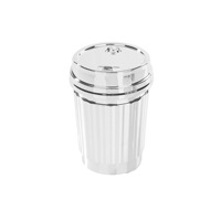 Broyeur à herbes individuel en alliage de zinc avec emballage en papier kraft, quatre pièces, 61 mm, design pliable, cadeau et artisanat personnalisés