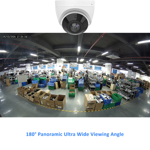 NDAA Uyumlu Yapay Zeka Destekli 8MP Panoramik Turret PoE IP Güvenlik Kamerası, 180 °   Geniş Açı, Akıllı IR 20m, Dahili Mikrofon, 120dB WDR - Product Image 2