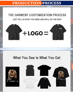 Camisetas de Verano de Alta Calidad Estilo Americano para Parejas, con Logotipo Personalizado, Estilo Boyfriend Desgastado - Product Image 6