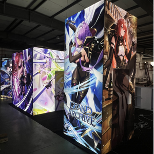 Tùy chỉnh 20x30 Anime triển lãm thương mại Booth backlit Led quảng cáo hộp Đèn <span class=keywords><strong>Backdrop</strong></span> EXPO hiển thị Modular gian hàng triển lãm - Product Image 1