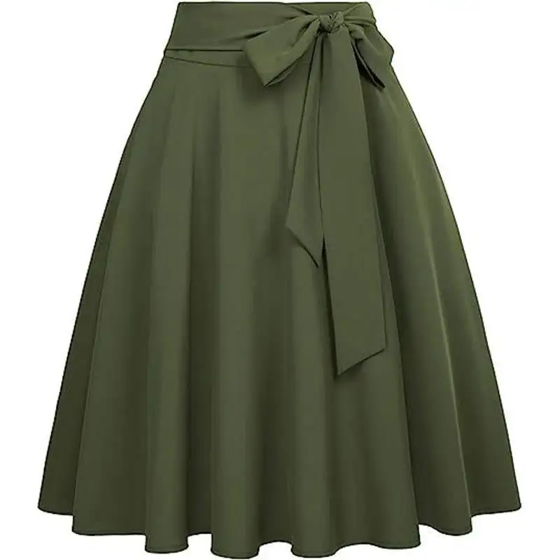 Stylish Women s Horn Midlength Skirt Cross Border 2024 Fashion Trend