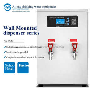 Refroidisseur d'eau chaud/froid <span class=keywords><strong>à</strong></span> compresseur mural en acier inoxydable 220V 30L avec 2 robinets <span class=keywords><strong>Fontaine</strong></span> <span class=keywords><strong>à</strong></span> eau potable commerciale - Product Image 6