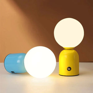 Kids Room Modern Rechargeable LED Night Light Table <strong>Lamp</strong> with Cute Colorful Options for <strong>Bedroom</strong> Bedside Nursery Dorm Use - Product Image 3