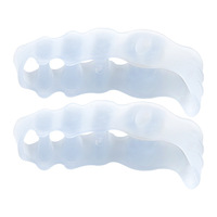 Correcteur d'orteil en gel orthopédique SEBS à cinq trous pour hallux valgus, séparateur d'orteils, manchon d'espacement souple pour adultes et enfants
