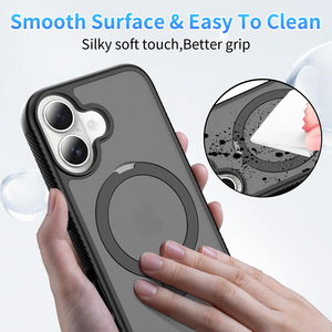 เคสโทรศัพท์360 ° แบบมีขาตั้งหมุนได้สำหรับ <span class=keywords><strong>iPhone</strong></span> 17 PRO <span class=keywords><strong>MAX</strong></span> พร้อมด้วย TPU แม่เหล็กกันกระแทก + PC 2 in 1ฝาครอบโทรศัพท์ <span class=keywords><strong>iPhone</strong></span> - Product Image 3