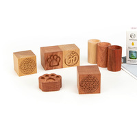 Diffuseur d'arômes en bois naturel OEM d'usine, cylindre en bois de hêtre et noyer, diffuseur de parfum pour la décoration intérieure