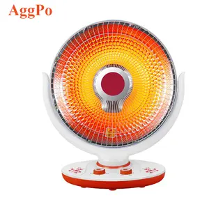 Round Halogen Heater Portable Electric Carbon Fiber Heater Household Electric Heater Office Home