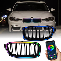 Nouvelle calandre avant modifiée avec éclairage LED RGB, écologique, pour les modèles 3 Series M3/F30/F35 de 2013 à 2018