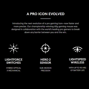 Para <span class=keywords><strong>Logitech</strong></span> <span class=keywords><strong>G</strong></span> <span class=keywords><strong>Pro</strong></span> Superlight 2nd Silent Office RGB USB recargable <span class=keywords><strong>Gamer</strong></span> Mouse para ordenador portátil/PC ergonómico inalámbrico Gamin - Product Image 4