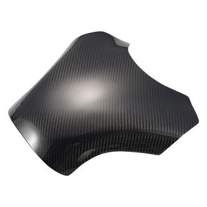 Ajustement pour Yamaha YZF R1 2009 2010 2011 2012 2013 <span class=keywords><strong>2014</strong></span> moto en Fiber de carbone réservoir de carburant abri protéger la couverture en Fiber de carbone - Product Image 1