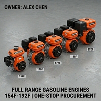 Collection de moteurs à essence pour machines de jardin 154F 170F 177F |   Petit moteur OHV 4 temps pour tondeuse à gazon, mini-cultivateur et pulvérisateur