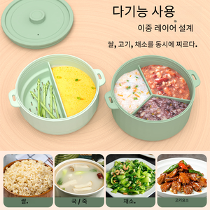 Cesta de Silicona para Microondas, Apta para Horno, Tazón para Cocinar al Vapor, Olla para Cocinar Verduras al Vapor de Grado Alimenticio - Product Image 3