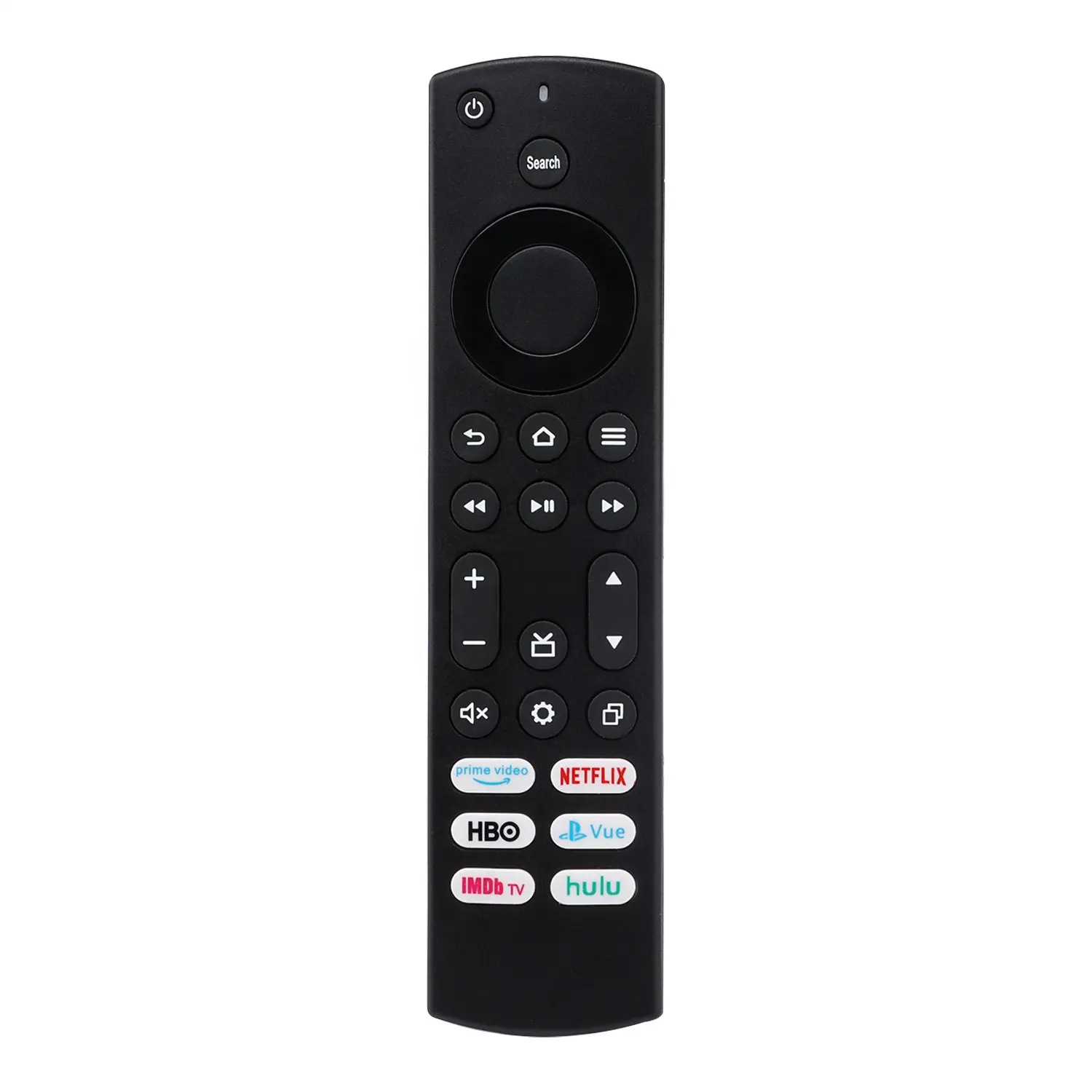6 개의 버튼이 있는 휘장 및 Toshiba 스마트 TV용 교체 리모컨, 프라임 비디오, ImdbTV, 휘장 및 Toshiba Fire TV용 훌루