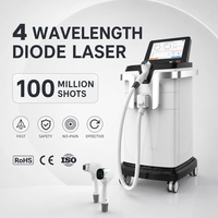 Meilleures ventes - Appareil d'épilation au laser à diode 808nm 1064nm 755nm, refroidissement par glace, écran tactile, tous types de peau, sans douleur