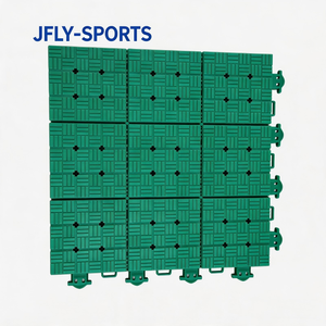 Baldosas de suelo entrelazadas de instalación rápida, sin necesidad de pegamento, fáciles de montar, suelo deportivo modular para canchas al aire libre - Product Image 1