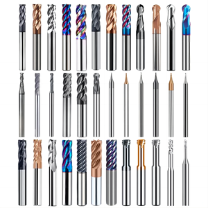 مطحنة نهاية عالية الأداء ، قاطع طحن متعدد الفينيل ، كربيد الذرة ، راوتر بت عرقوب 1 8 6 8 10 12 ألومنيوم - Product Image 3