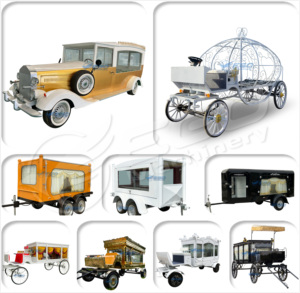Véhicule de transport spécial 2026, Carrosse funéraire classique électrique pour chevaux, pour cercueil - Product Image 6