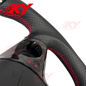Volante Personalizado de Fibra de Carbono Roja para Ford Focus ST RS GCC 2008-2014, Accesorios para Automóviles - Product Image 3