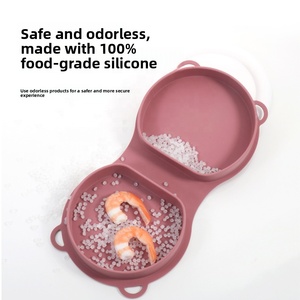 Juego de Platos Plegables Portátiles para Bebé, con Tenedor y Cuchara, Libres de BPA, Silicona de Grado Alimenticio, Diseño de Dibujos Animados, Ecológicos, Aptos para Lavavajillas y Resistentes al Calor - Product Image 5