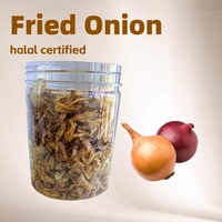 Cebolla Roja y Amarilla Frita Certificada Halal Kosher, Diferentes Tamaños, Cebolla Seca para Condimento de Alimentos