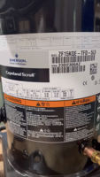 Compresseur COPELAND basse température ZF15K4E-TF5-931 ZF15K4E-TF5-961 ZF15K4E-TF5-550 ZF15KQE-TFD-5L0 5L1 551 ZF15K4E-TFD-551