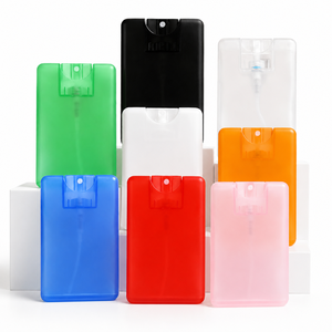 Flacons de parfum en plastique avec pulvérisateur à brume fine pour emballage cosmétique, flacon pulvérisateur de type carte pour désinfectant pour les mains - Product Image 1