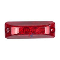 4 SMD LED Rectangulaire Camion Remorque Feu Arrière Clignotant Arrêt de Frein Arrière Flash Lampe 12V 24V Rouge Ambre Blanc Nouveau
