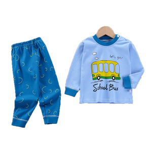 Pijamas de Manga Larga para Niños, Ropa para el Hogar, Trajes para Niños, Ropa Infantil 100% Algodón, Gran Venta - Product Image 6