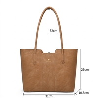 Nouveauté 2026 – Sacs à main grande capacité pour femme, sacs à bandoulière de luxe en cuir PU souple, sacs à main tendance pour femme