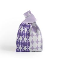 Bolsos hechos a mano de moda para mujer Mini bolso de mano suave tejido de punto bolso de ganchillo