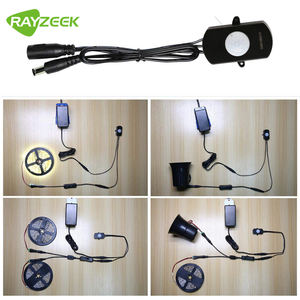 BS010 DC12V 24V Interruptor de controle de luz de tira LED PIR regulável com sensor de movimento - Product Image 6