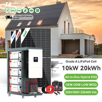 Système d'énergie solaire hybride JApower 10kW 20kWh, système solaire tout-en-un pour la maison, alimentation domestique avec onduleur Deye pour usage résidentiel et commercial