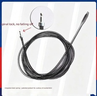 Desatascador de Tuberías de Grado Profesional, Serpiente Flexible de Acero de 1-20M para Desagües de Inodoros, Lavabos y Baños, Herramienta para Eliminar Obstrucciones