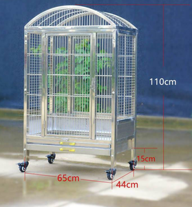 Cage à oiseaux en acier inoxydable de haute qualité et grands chenils pour perroquets - Product Image 5