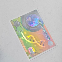 Autocollants holographiques adhésifs personnalisés avec logo personnalisé, certificat d'authenticité 3D, autocollants holographiques