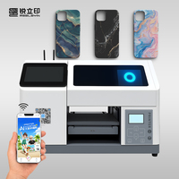 Imprimante de coques de téléphone UV A5 avec connexion Wi-Fi, tête d'impression XP600, machine d'impression jet d'encre à plat pour petites entreprises et magasins de téléphonie