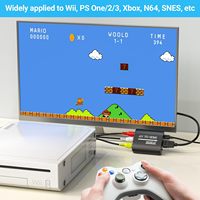 Convertisseurs et répartiteurs vidéo AV vers HDMI prenant en charge 720p 1080p pour PS1/PS2/PS3, Xbox 360, WII/N64/SNES/STB/VHS/VCR/Lecteurs DVD Blu-Ray