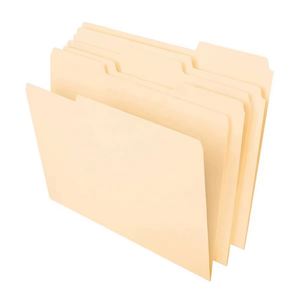 1/3 Cut Tab File <b>Folders</b> Manila <b>Folders</b> <b>Folders</b> with Tab Great <b>for</b> Organizing and Easy File Storage - Product Image 4