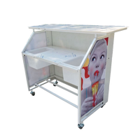 Table de bar portable en alliage d'aluminium Sgaier pour discothèque
