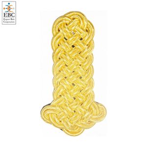 Épaulettes en fil torsadé étroit OEM, vente en gros, fil doré, laine mérinos, épaulettes faites à la main - Product Image 6