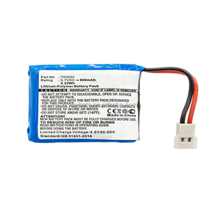 753032 Battery for Bee-<strong>Bot</strong> Floor Robot Programmable Floor Robot Lipo 600mAh 3.7v - Product Image 1