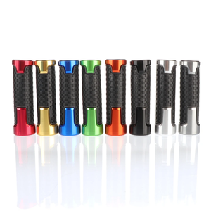 Manopole per Moto 7/8 " 22mm in Alluminio CNC e Gomma, Impugnature Comfort per CFMOTO Honda Yamaha Kawasaki Suzuki Universali - Product Image 6